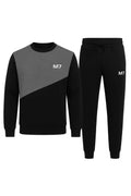 2 PCS MEN'S FLEECE PRINTED TRACK SOIT