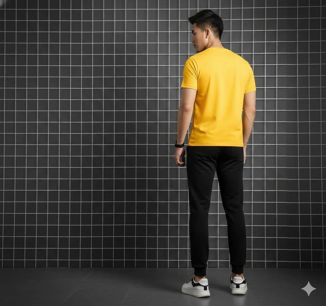 2 PCS MENS POLYESTER PRINTED TRACK SOIT