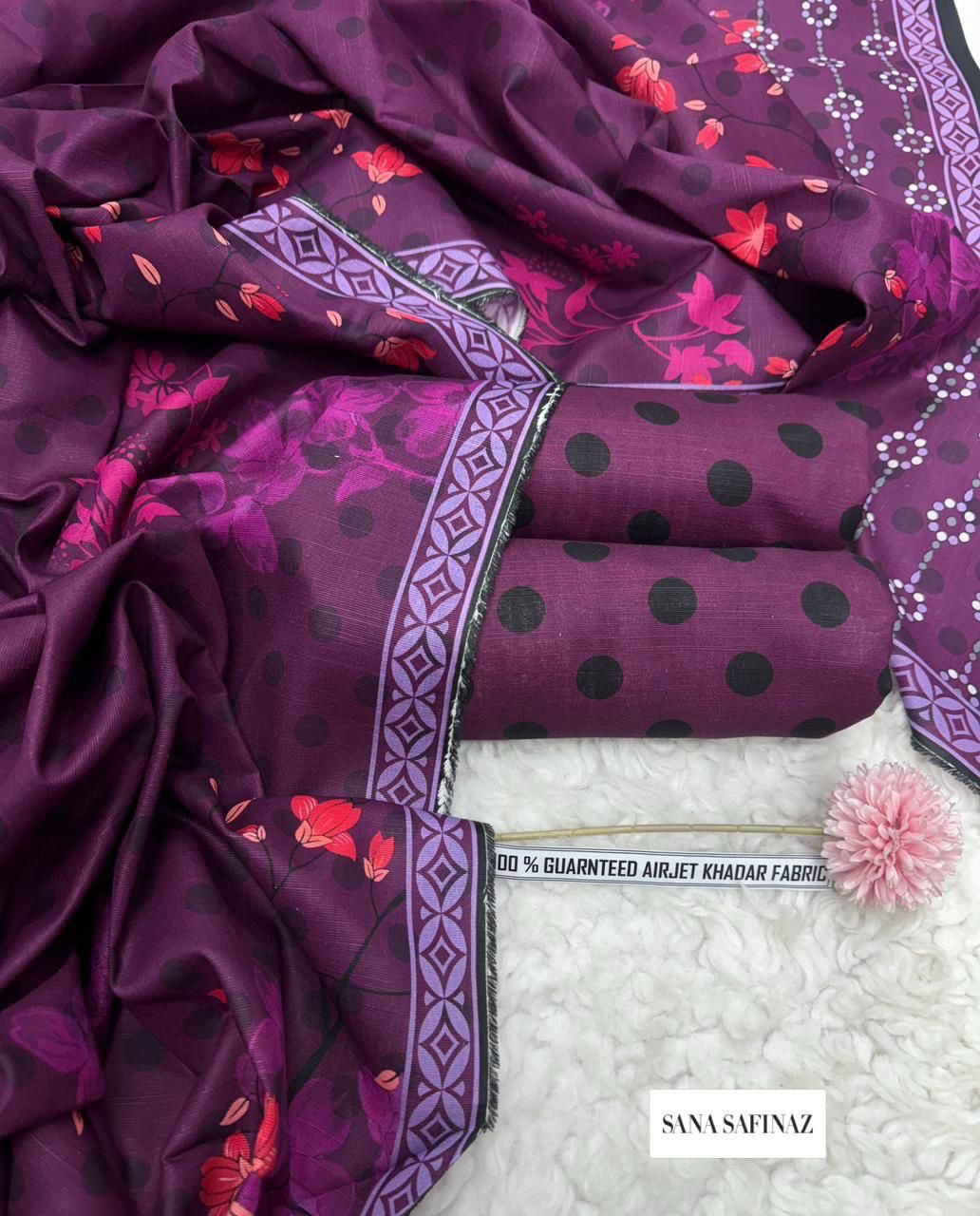 Digital Printed Khaddar 3 pcs