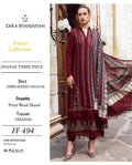 Zara ShahJahan Embroided 3 pcs