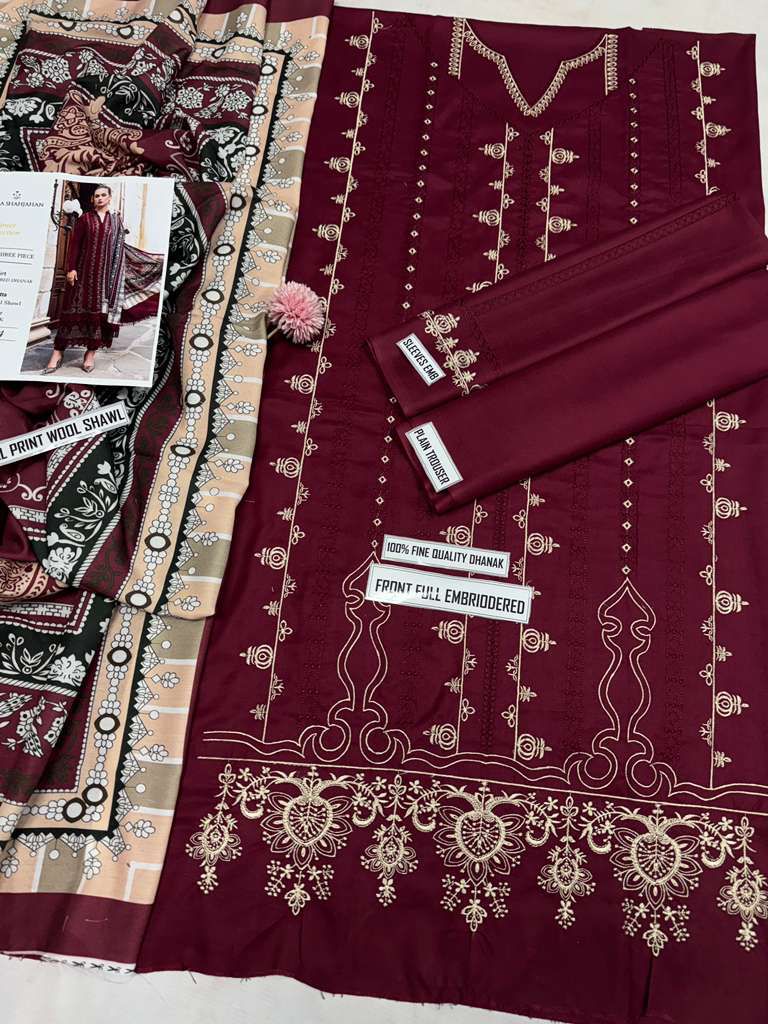 Zara ShahJahan Embroided 3 pcs