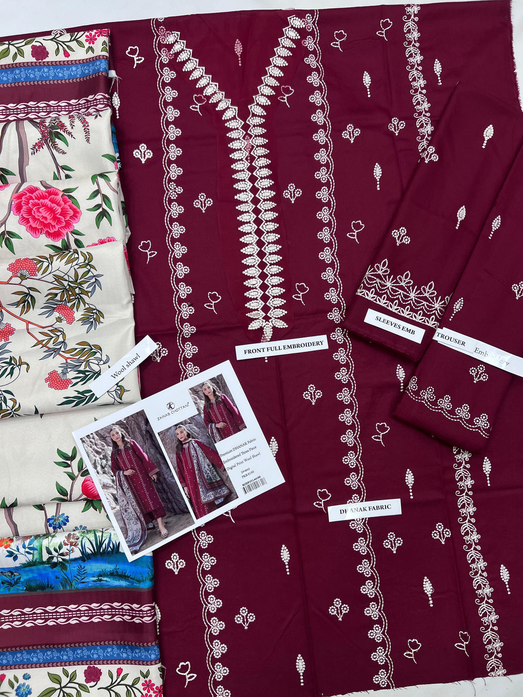 Zainab Chutani Embroidery Sout