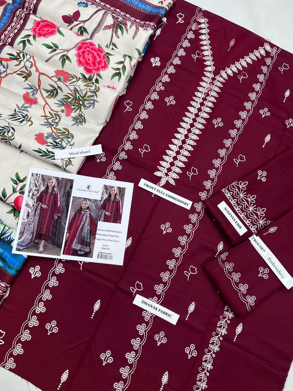 Zainab Chutani Embroidery Sout