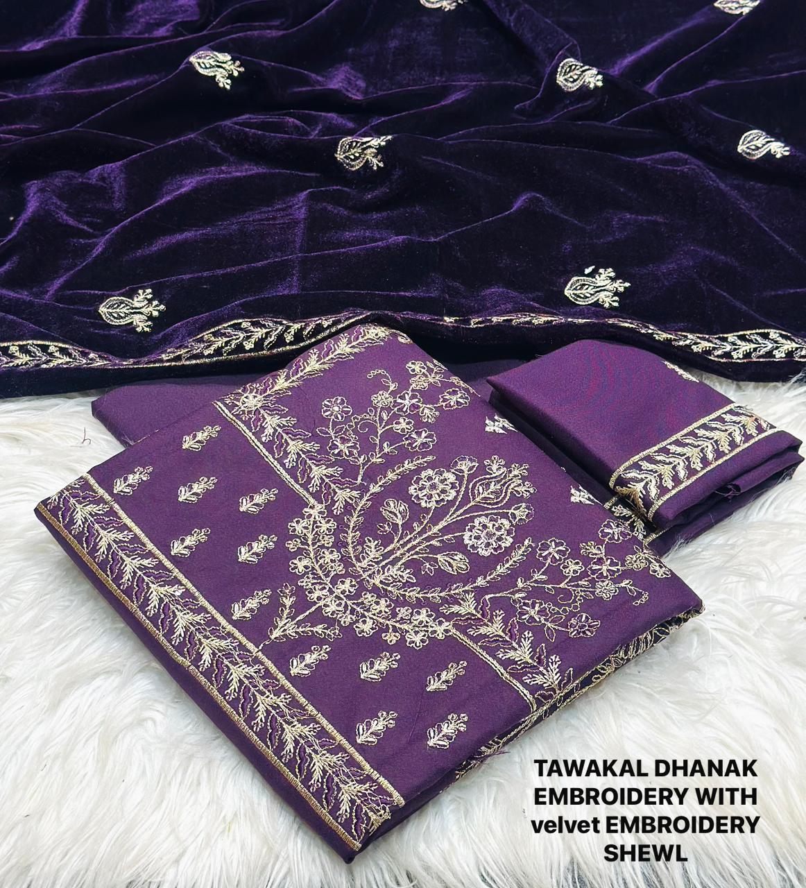 EMBROIDERY 3 PCS DHANAK