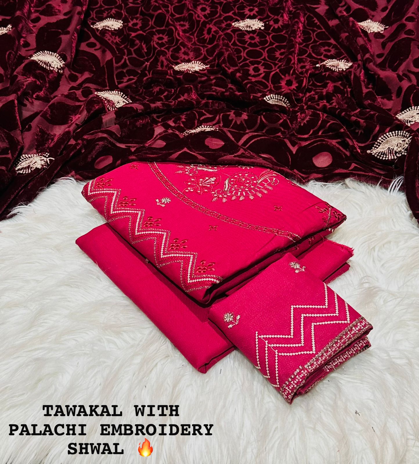 EMBROIDERY 3 PCS DHANAK