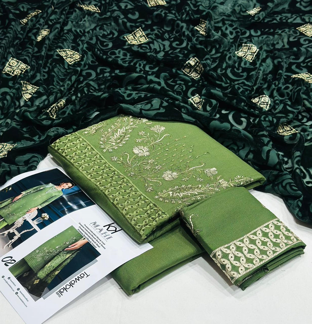 EMBROIDERY 3 PCS DHANAK