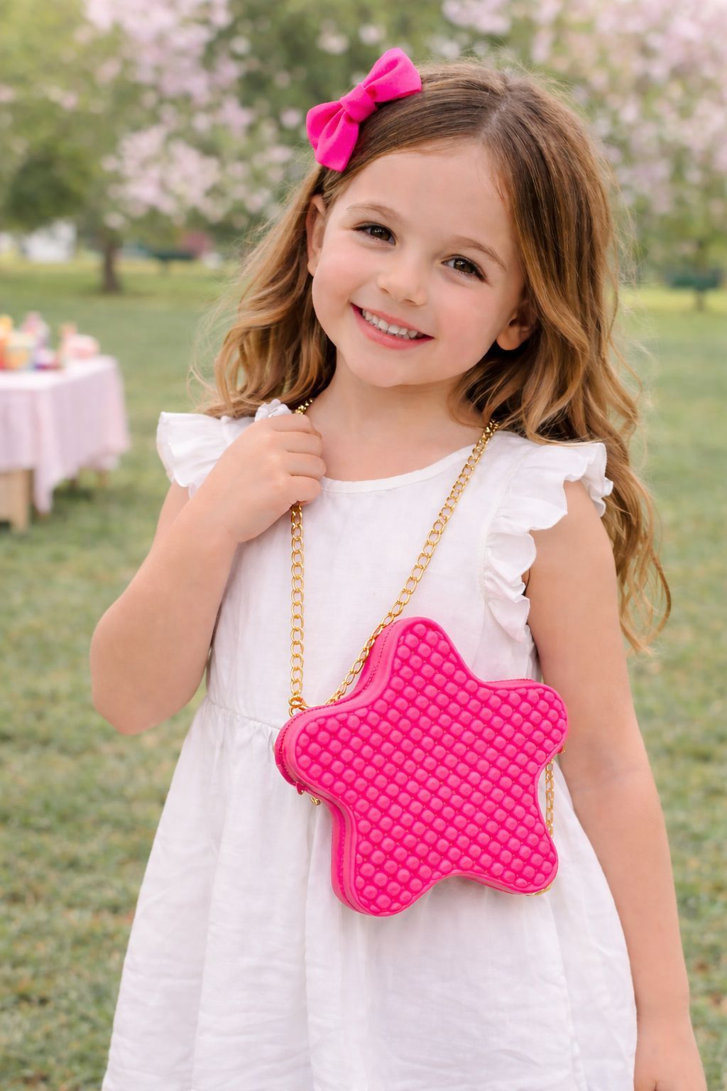 KIDS STAR SHAP DESIGN FIBER BAGS