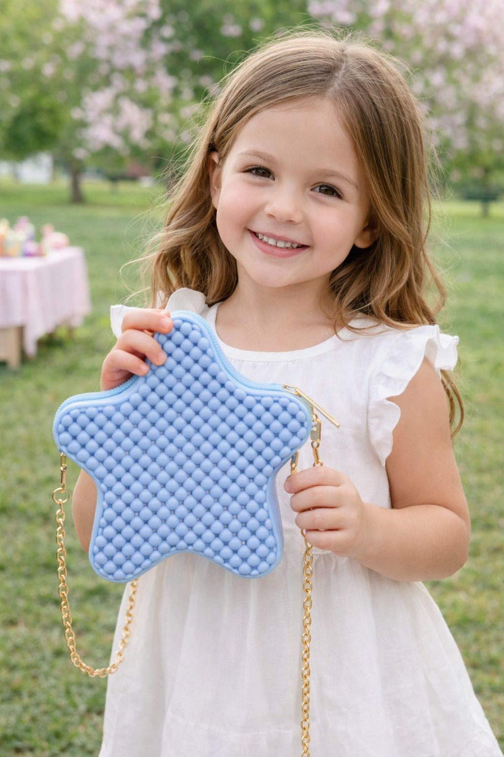KIDS STAR SHAP DESIGN FIBER BAGS